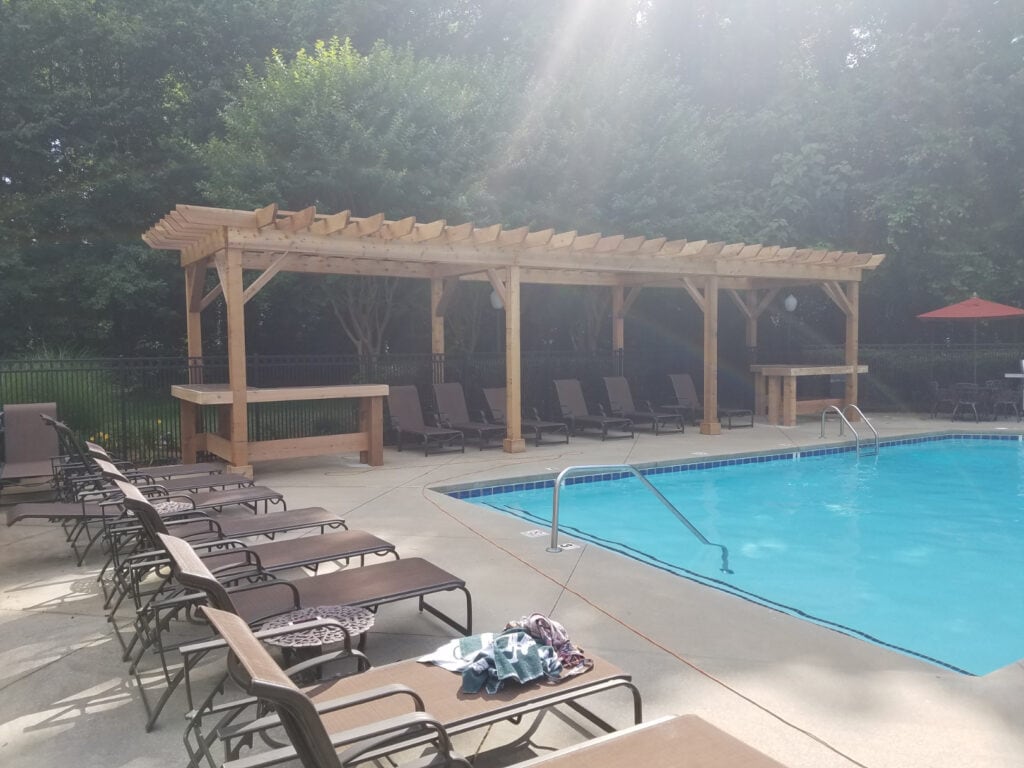 aluminum fencing pool