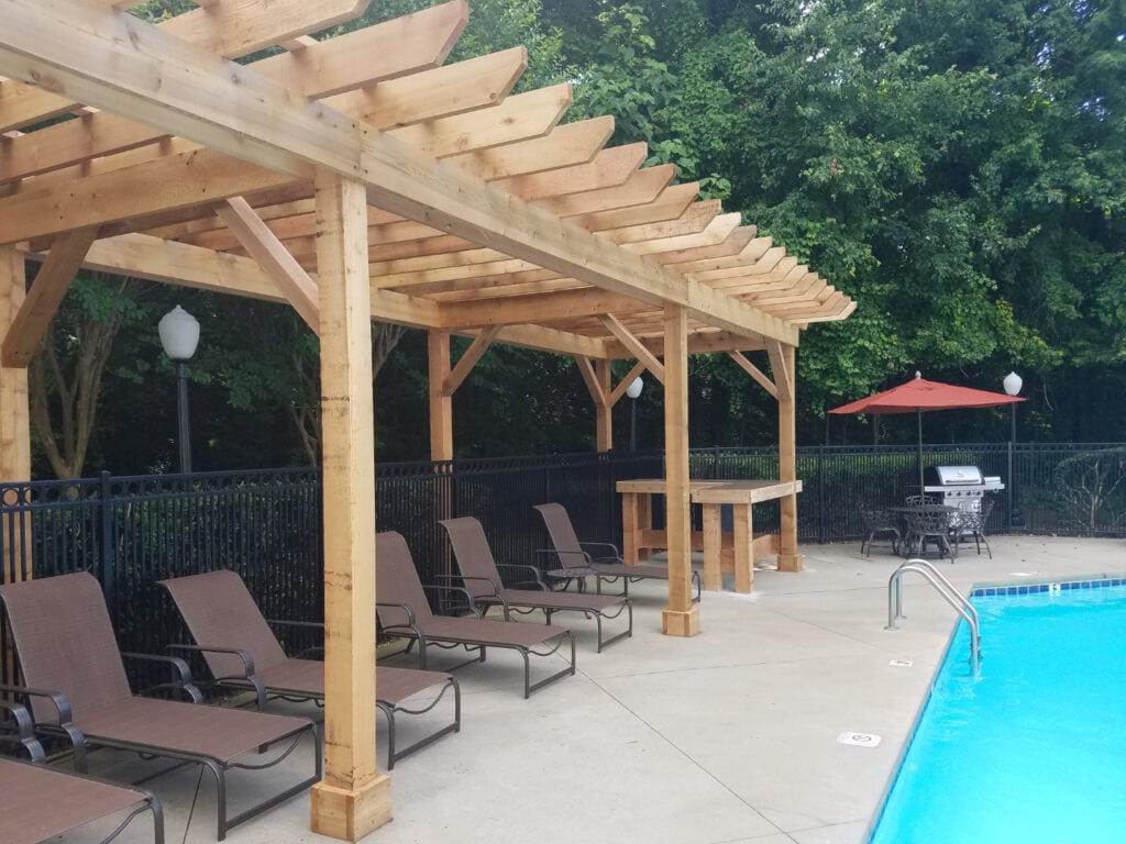 aluminum fencing pool
