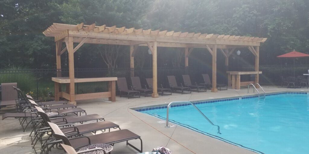 aluminum fencing pool