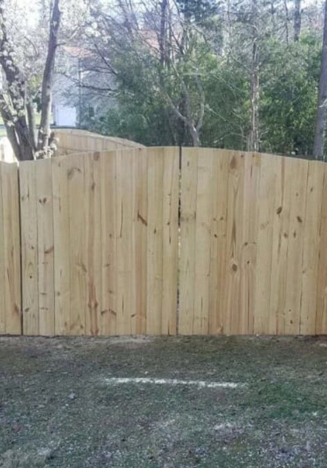 Wood Privacy Fence - Kernersville, NC